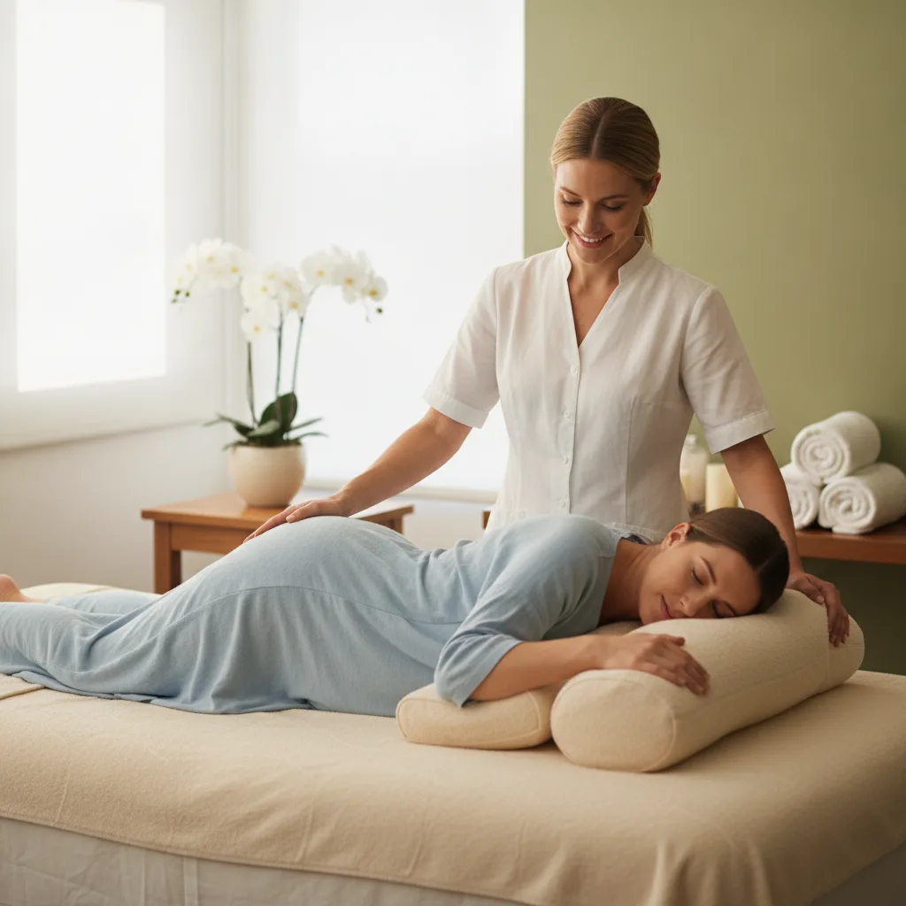 masaje prenatal embarazada spa