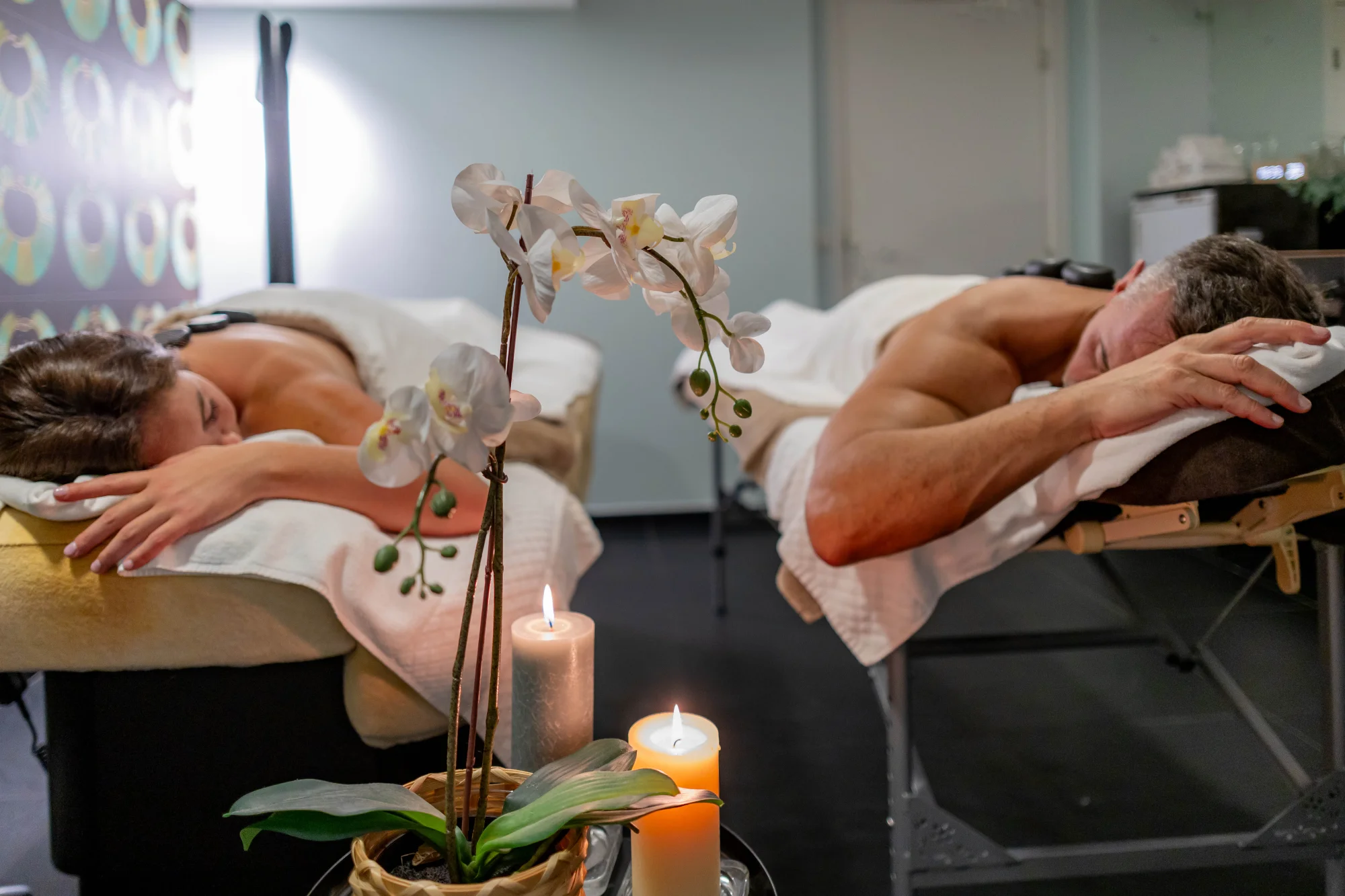 Masaje en el spa del Hôtel Villa La Florangerie, en Estrasburgo